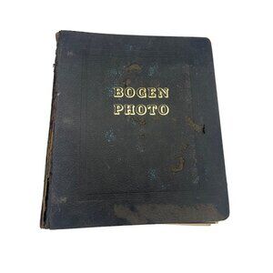 Vintage Bogen Photo Dealer Catalog Binder 1960s–70s Arca Swiss Bowens